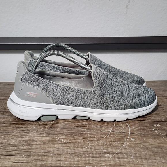Skechers Go Walk 5 Honor Slip-On Women's Shoes Sneakers Size 10 Gray - Picture 3 of 9
